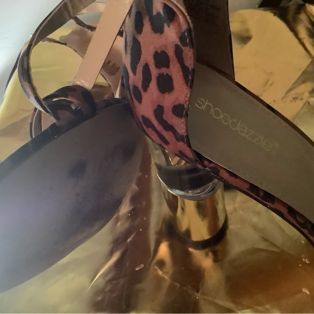 Shoe Dazzle Brown and Black Heels
